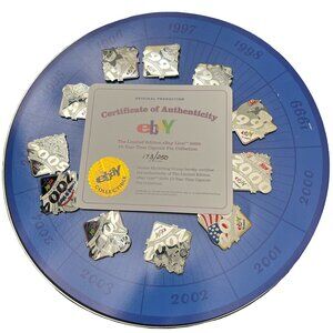 eBay Live 2005 Limited Edition 10 Year Time Capsule Pin Set #173/250